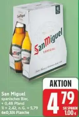 Marktkauf San Miguel spanisches Bier Angebot