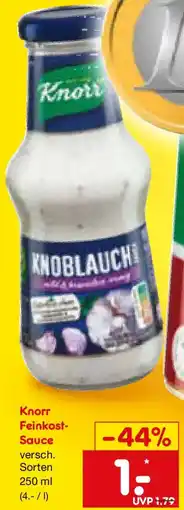 Netto Marken-Discount Knorr Feinkost- Sauce Angebot