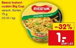 Netto Marken-Discount Reeva Instantnudeln Big Cup Angebot