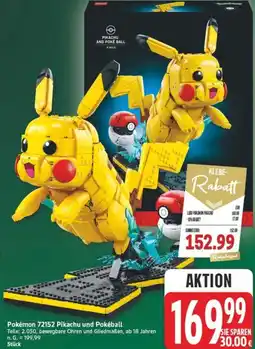 Marktkauf Pokémon 72152 Pikachu und Pokéball Angebot