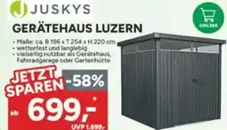 Marktkauf Juskys gerätehaus luzern Angebot