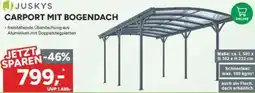 Marktkauf Juskys carport mit bogendach Angebot