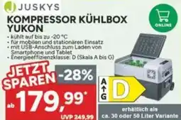 Marktkauf Juskys kompressor kühlbox yukon Angebot