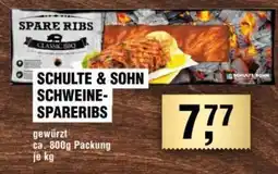 Handelshof SCHULTE & SOHN SCHWEINE- SPARERIBS Angebot
