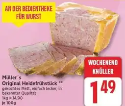 Marktkauf Müller's Original Heidefrühstück Angebot