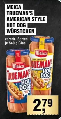 Handelshof MEICA TRUEMAN'S AMERICAN STYLE HOT DOG WÜRSTCHEN Angebot