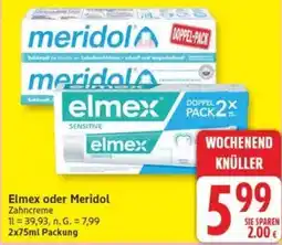 Marktkauf Elmex oder Meridol Zahncreme Angebot