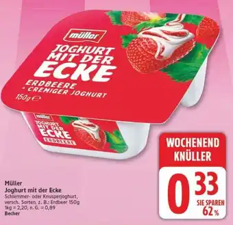 Marktkauf Müller joghurt mit der Ecke Angebot