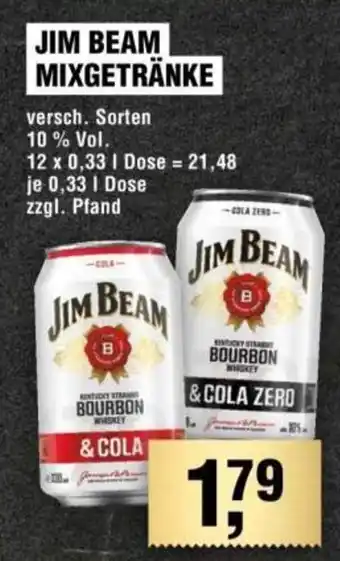 Handelshof JIM BEAM MIXGETRÄNKE Angebot