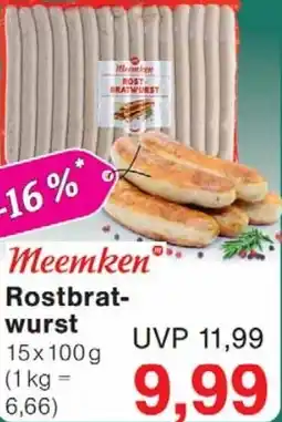 Wiglo Wunderland Meemken Rostbratwurst Angebot