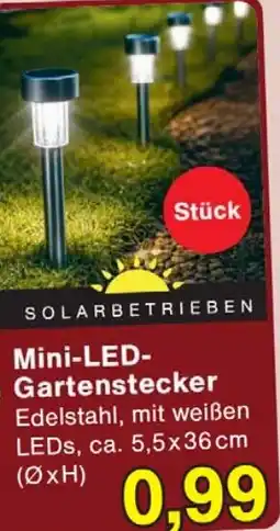 Wiglo Wunderland Mini-LED- Gartenstecker Edelstahl Angebot