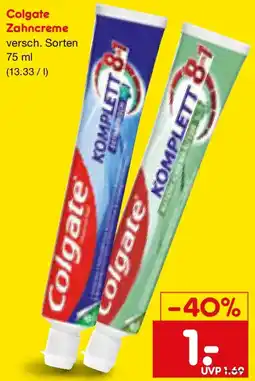Netto Marken-Discount Colgate Zahncreme Angebot