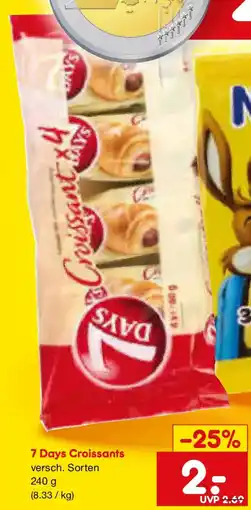 Netto Marken-Discount 7 Days Croissants Angebot