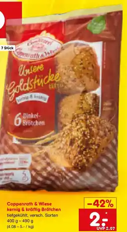 Netto Marken-Discount Coppenrath & Wiese kernig & kräftig Brötchen Angebot