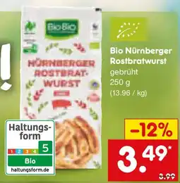 Netto Marken-Discount Bio Bio Bio Nürnberger Rostbratwurst Angebot