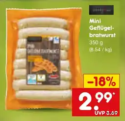 Netto Marken-Discount Mini Geflügelbratwurst Angebot
