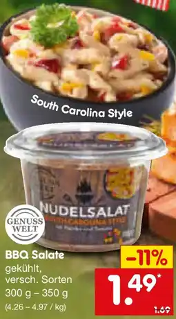 Netto Marken-Discount GENUSS WELT BBQ Salate Angebot