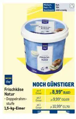 METRO Frischkäse Natur Angebot