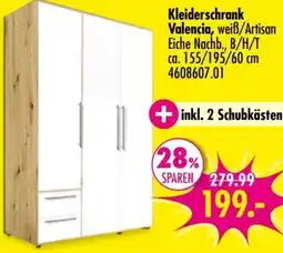 Möbel Boss Kleiderschrank Valencia Angebot