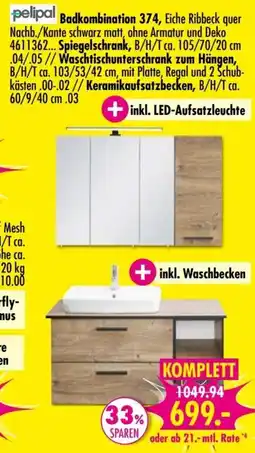 Möbel Boss pelipal Badkombination 374 Angebot