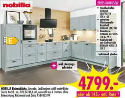 Möbel Boss NOBILIA Einbauküche Angebot