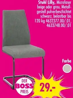 Möbel Boss Stuhl Lilly Angebot