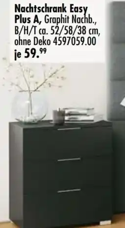 Möbel Boss Nachtschrank Easy Plus A Angebot