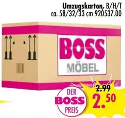 Möbel Boss Umzugskarton Angebot