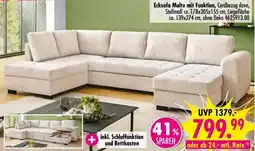 Möbel Boss Ecksofa Malte mit Funktion Angebot