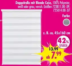 Möbel Boss Doppelrollo mit Blende Case Angebot