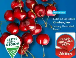 Aldi Süd Kirschen, lose Angebot