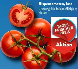 Aldi Süd Rispentomaten, lose Angebot