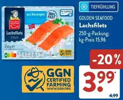 Aldi Süd GOLDEN SEAFOOD Lachsfilets Angebot