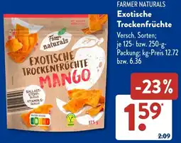 Aldi Süd FARMER NATURALS Exotische Trockenfrüchte Angebot