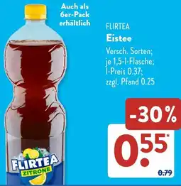 Aldi Süd FLIRTEA Eistee Angebot