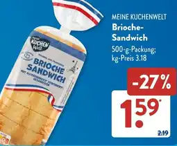 Aldi Süd MEINE KUCHENWELT Brioche Sandwich Angebot