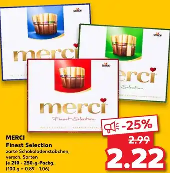 Kaufland Merci Finest Selection je 210 - 250-g-Packg. Angebot