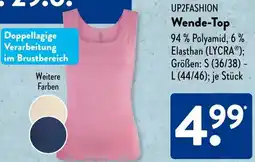 Aldi Süd UP2FASHION Wende-Top Angebot