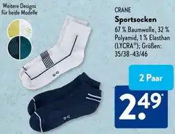 Aldi Süd CRANE Sportsocken Angebot