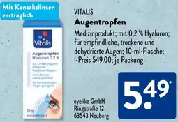 Aldi Süd VITALIS Augentropfen Angebot