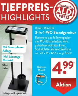Aldi Süd HOME CREATION 3-in-1 WC-Standgarnitur Angebot