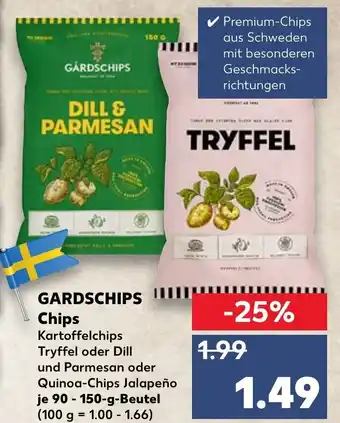 Kaufland Gardchips Chips je 90 - 150-g-Beutel Angebot