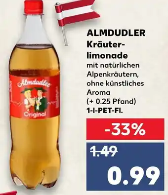 Kaufland Almdudler Kräuter- Limonade 1-l-PET-Fl Angebot