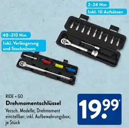 Aldi Süd RIDE + GO Drehmomentschlüssel Angebot