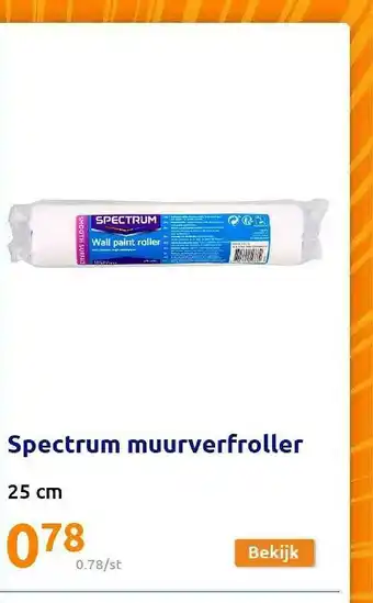 Action Spectrum Muurverfroller Angebot