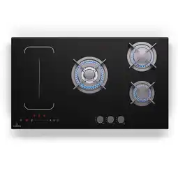 Netto Marken-Discount MultiChef 5 Wok Induktions- und Gaskochfeld 5 Kochzonen 3 Gasbrenner 2 Induktionsfelder FlexZone Angebot