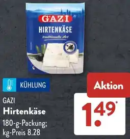 Aldi Süd GAZI Hirtenkäse Angebot