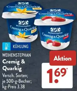 Aldi Süd WEIHENSTEPHAN Cremig & Quarkig Angebot