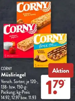 Aldi Süd CORNY Müsliriegel Angebot
