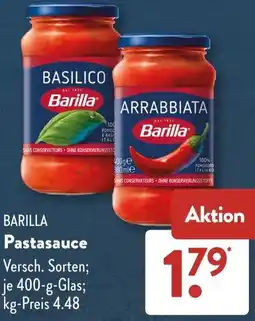 Aldi Süd BARILLA Pastasauce Angebot